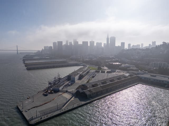 Aerial view of Pier 29